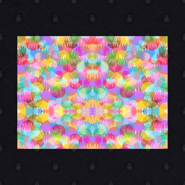 SPARKLY COLOURED SHAPES PATTERN by FLOWER_OF_HEART